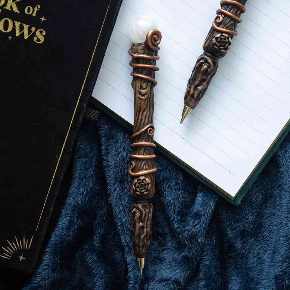 Something Different - Energy Clearing Aura Quartz Crystal Wand Pen - Multicolours